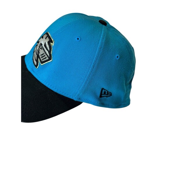 Charlotte Knights New Era 39Thirty Fitted Hat Teal Black Minor League Baseball - Picture 2 of 13